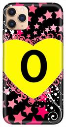 Amazon Brand - Solimo Designer Heart Pattern Alphabet-O 3D Printed Hard Back Case Mobile Cover for Apple iPhone 11 Pro