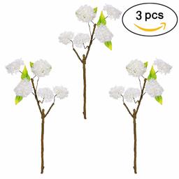 Umi. Fleurs Artificielles Mini 3 pièces Fausses Fleurs pour Mariage Home Decor