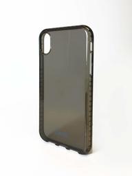 Tunter - Carcasa para iPhone XR (TPU), diseño de Cristales, Color Negro