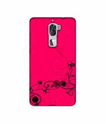 Amazon Brand - Solimo Designer Black Pattern on Pink 3D Printed Hard Back Case Mobile Cover for Coolpad Cool1 Dual