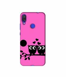 Amazon Brand - Solimo Designer Love Birds Vector 3D Printed Hard Back Case Mobile Cover for Xiaomi Redmi Note 7 Pro