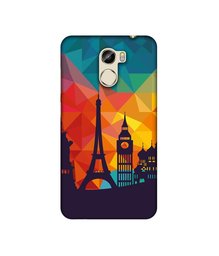 Amazon Brand - Solimo Designer Colored Paris 3D Printed Hard Back Case Mobile Cover for Gionee X1