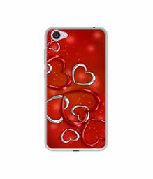 Amazon Brand - Solimo Designer Hearts UV Printed Soft Back Case Mobile Cover for Vivo Y55