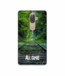 Amazon Brand - Solimo Designer Alone UV Printed Soft Back Case Mobile Cover for Lenovo K8 Plus