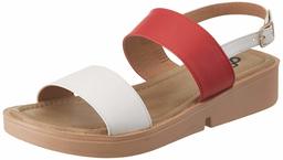 Flavia Women's Peach Fashion Sandals-5 UK (37 EU) (6 US) (FL/231/PCH)