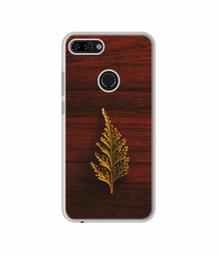 Amazon Brand - Solimo Designer Leaf on Wood UV Printed Soft Back Case Mobile Cover for Tecno Camon i Twin