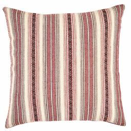 Amazon Brand – Stone & Beam Classic Global Throw Pillow - 20 x 20 Inch, Red