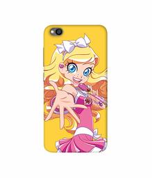 Amazon Brand - Solimo Designer Singing Girl Vector 3D Printed Hard Back Case Mobile Cover for Xiaomi Redmi Go