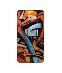 Amazon Brand - Solimo Designer Painting 3D Printed Hard Back Case Mobile Cover for Samsung Galaxy C7 Pro