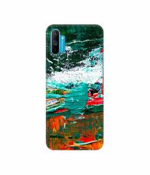 Amazon Brand - Solimo Designer Multicolor Glass Color 3D Printed Hard Back Case Mobile Cover for Realme C3