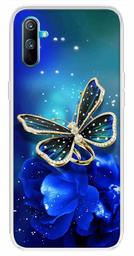 Amazon Brand - Solimo Designer Multicolor Butterfly Flower Design Printed Soft Back Case Mobile Cover for Realme C3