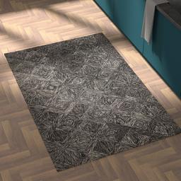 Amazon Brand – Rivet Motion Modern Patterned Wool Area Rug, 3' 9