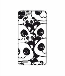 Amazon Brand - Solimo Designer Panda Texture 3D Printed Hard Back Case Mobile Cover for Vivo Y27L