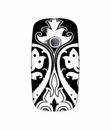 Amazon Brand - Solimo Designer S Shape Rangoli 3D Printed Hard Back Case Mobile Cover for Nokia 3310