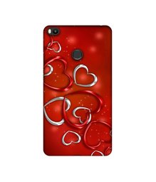 Amazon Brand - Solimo Designer Hearts UV Printed Soft Back Case Mobile Cover for Mi Max 2