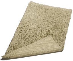 Pinzon Luxury Loop 30-By-50-Inch Cotton Bath Rug, Flax