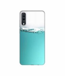 Amazon Brand - Solimo Designer Half Fill 3D Printed Hard Back Case Mobile Cover for Samsung Galaxy A70