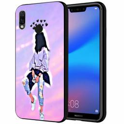 Amazon Brand - Solimo Designer Women with Heart Printed Hard Back Case Mobile Cover for Huawei Nova 3i (D1246)