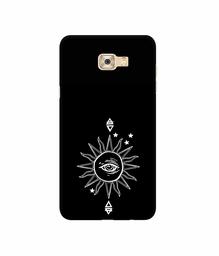 Amazon Brand - Solimo Designer Sun 3D Printed Hard Back Case Mobile Cover for Samsung Galaxy C7 Pro