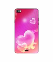 Amazon Brand - Solimo Designer Heart Abstract 3D Printed Hard Back Case Mobile Cover for Micromax Canvas Sliver 5 Q450