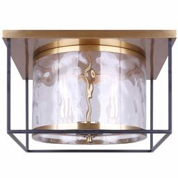 Rivet Mid-Century Modern Flush mount, 15.75