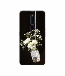 Amazon Brand - Solimo Designer Hanging Flowerpot 3D Printed Hard Back Case Mobile Cover for Oppo F11 Pro