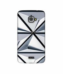 Amazon Brand - Solimo Designer Hexagon Texture 3D Printed Hard Back Case Mobile Cover for InFocus M350