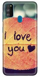 Amazon Brand - Solimo Designer Love Pattern Design 3D Printed Hard Back Case Mobile Cover for Samsung Galaxy M21 / M30s