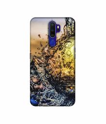 Amazon Brand - Solimo Designer Water Drop Reflection 3D Printed Hard Back Case Mobile Cover for Oppo A9 (2020)