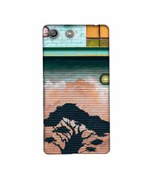 Amazon Brand - Solimo Designer Tree Painting 3D Printed Hard Back Case Mobile Cover for Sony Xperia M5 Dual