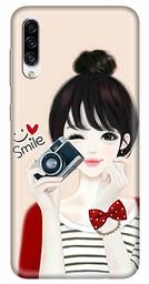 Amazon Brand - Solimo Designer Girl Design 3D Printed Hard Back Case Mobile Cover for Samsung Galaxy A30s