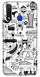 Amazon Brand - Solimo Designer Mumbai Comic 3D Printed Hard Back Case Mobile Cover for Vivo Y19 / Vivo U20