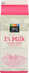 365 Everyday Value, 1% Milk, 64 fl oz