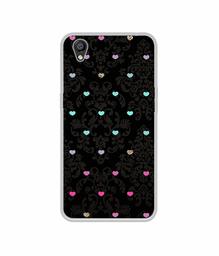 Amazon Brand - Solimo Designer Heart Texture UV Printed Soft Back Case Mobile Cover for Oppo A37