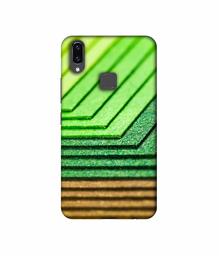 Amazon Brand - Solimo Designer Green Shad Texture 3D Printed Hard Back Case Mobile Cover for Vivo V9 / V9 Pro