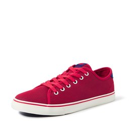 Amazon Brand - Symbol Men's Red Sneakers-6 (AZ-YS-198 B)