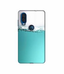 Amazon Brand - Solimo Designer Half Fill 3D Printed Hard Back Case Mobile Cover for Motorola One Vision