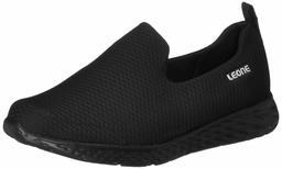 LEONE Men's Black Running Shoes-7 UK (41 EU) (L602BLACK7)