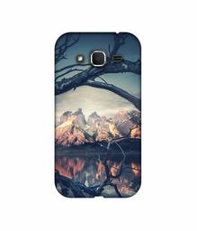 Amazon Brand - Solimo Designer Tree Reflextion 3D Printed Hard Back Case Mobile Cover for Samsung Galaxy Core Prime