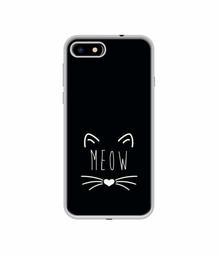 Amazon Brand - Solimo Designer Meow UV Printed Soft Back Case Mobile Cover for Micromax Canvas 1 2018