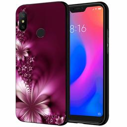 Amazon Brand - Solimo Designer Floral Printed Hard Back Case Mobile Cover for Xiaomi Redmi 6 Pro (D1159)