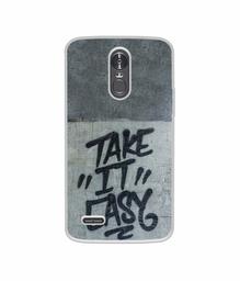 Amazon Brand - Solimo Designer Take It Easy UV Printed Soft Back Case Mobile Cover for LG Stylus 3