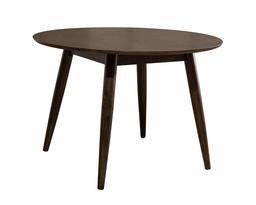 Amazon Brand – Rivet Mid-Century Round Wood Dining Table, 42