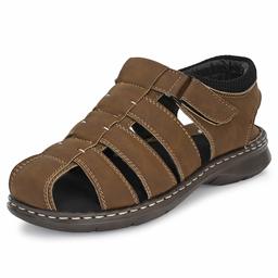 Centrino Men's Olive Fisherman Sandals-8 UK (42 EU) (9 US) (6111-02)