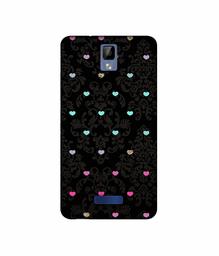 Amazon Brand - Solimo Designer Heart Texture UV Printed Soft Back Case Mobile Cover for Gionee P7 Max