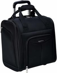 (Renewed) AmazonBasics 33 cm Black Underseat Cabin Softsided Trolley