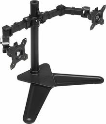 AmazonBasics Dual LCD Monitor Stand - Free Standing Mount, Steel