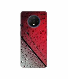 Amazon Brand - Solimo Designer Water Drop On Glass 3D Printed Hard Back Case Mobile Cover for OnePlus 7T