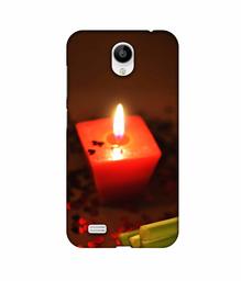 Amazon Brand - Solimo Designer Candle Light 3D Printed Hard Back Case Mobile Cover for Vivo Y21L