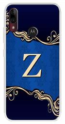 Amazon Brand - Solimo Designer Multicolor Blue Pattern Alphabet-Z Printed Soft Back Case Mobile Cover for Motorola Moto E6s / Motorola Moto E6 Plus